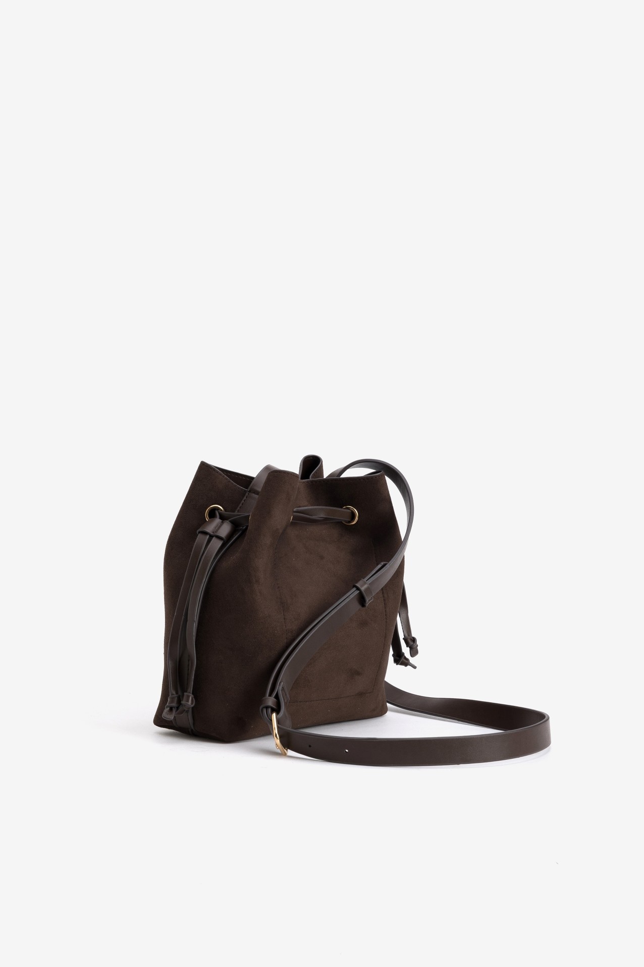 Dark Brown Bucket Bag
