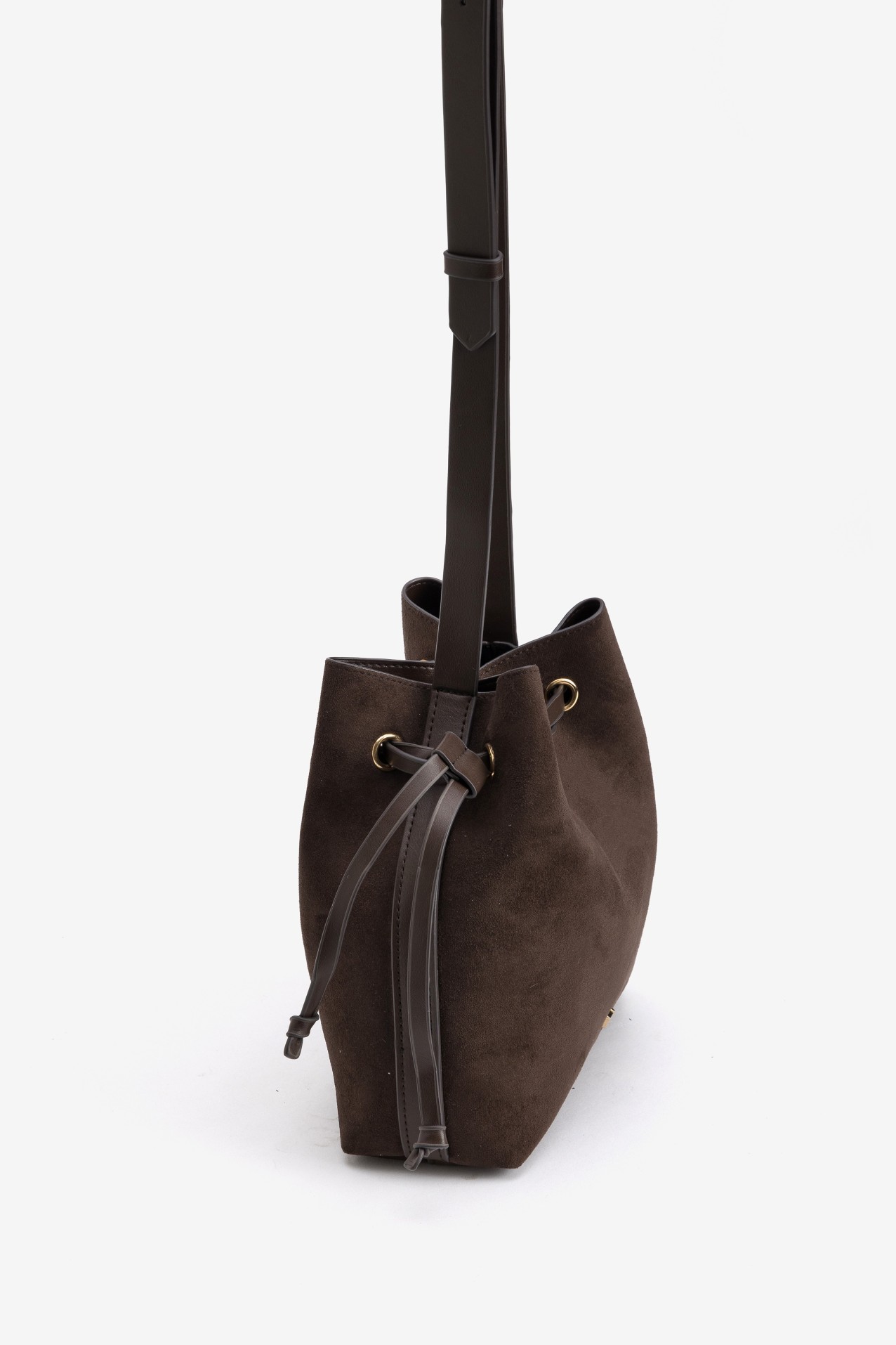 Dark Brown Bucket Bag