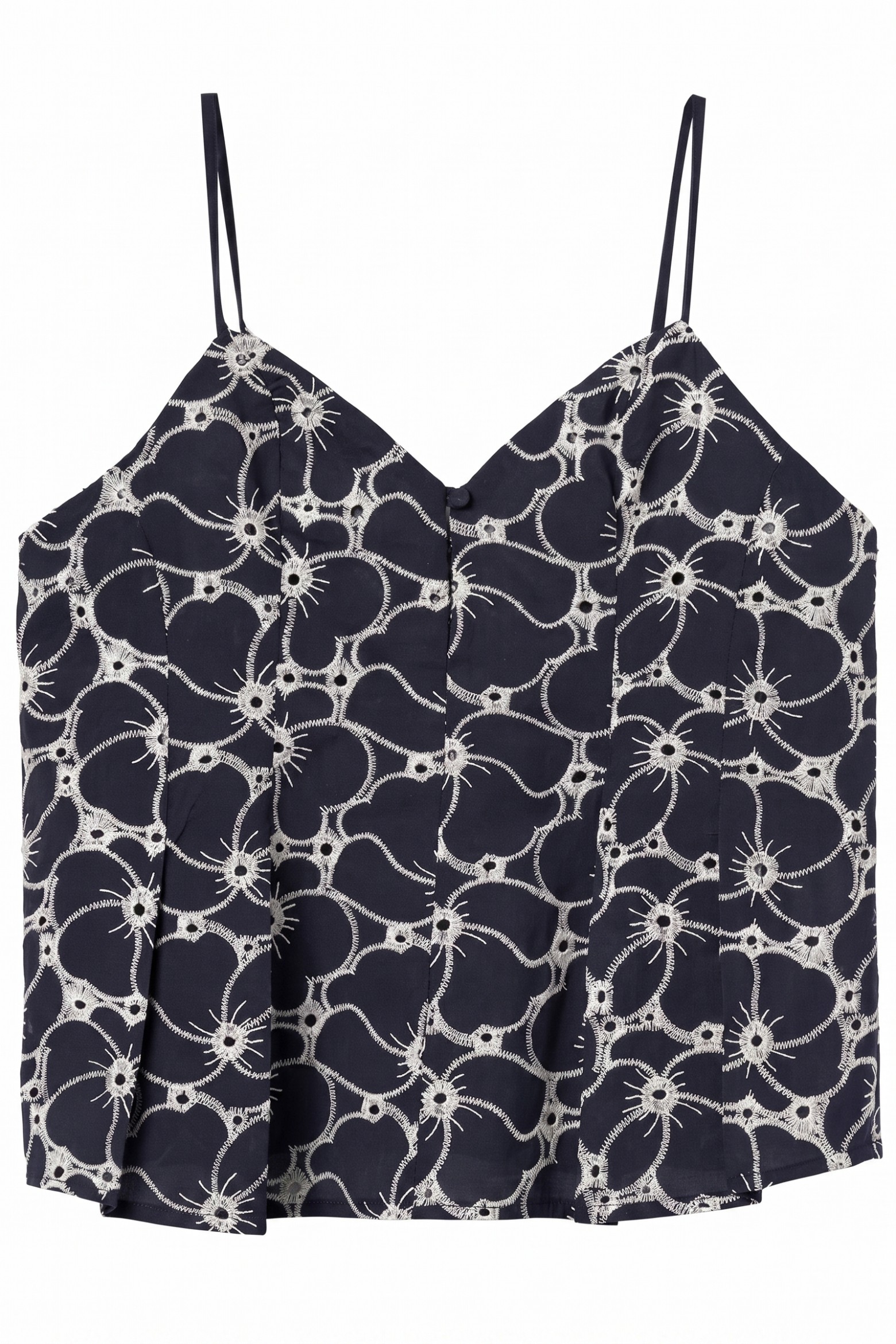 Navy Blue Strappy Top