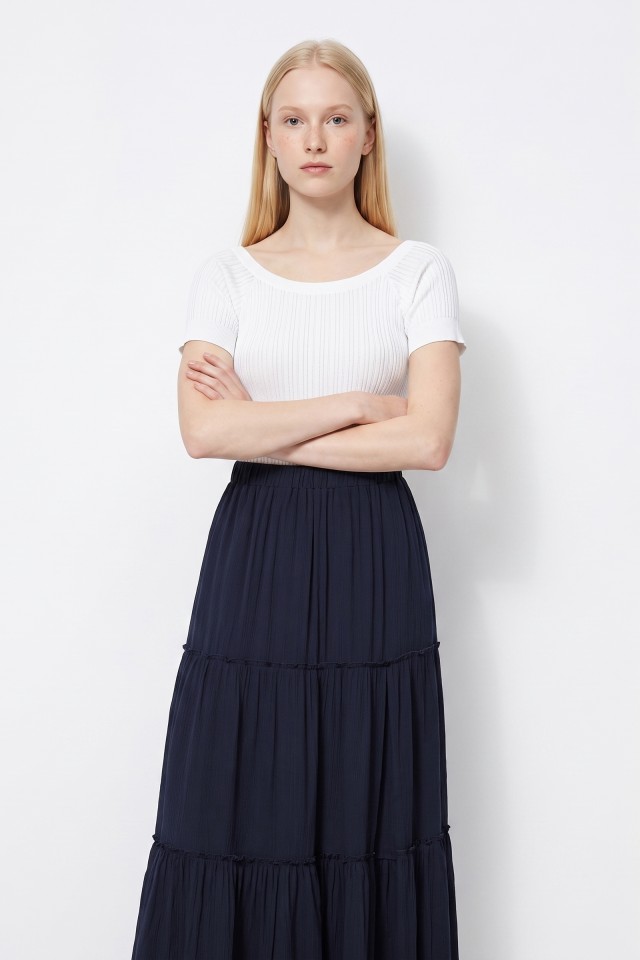 Camiseta corta cruda canal�