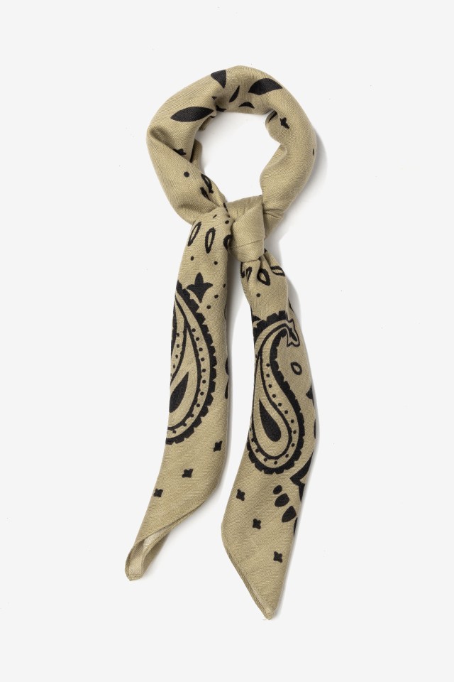 Len�o estampado verde claro