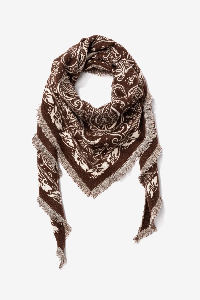 Pa�uelo triangular paisley