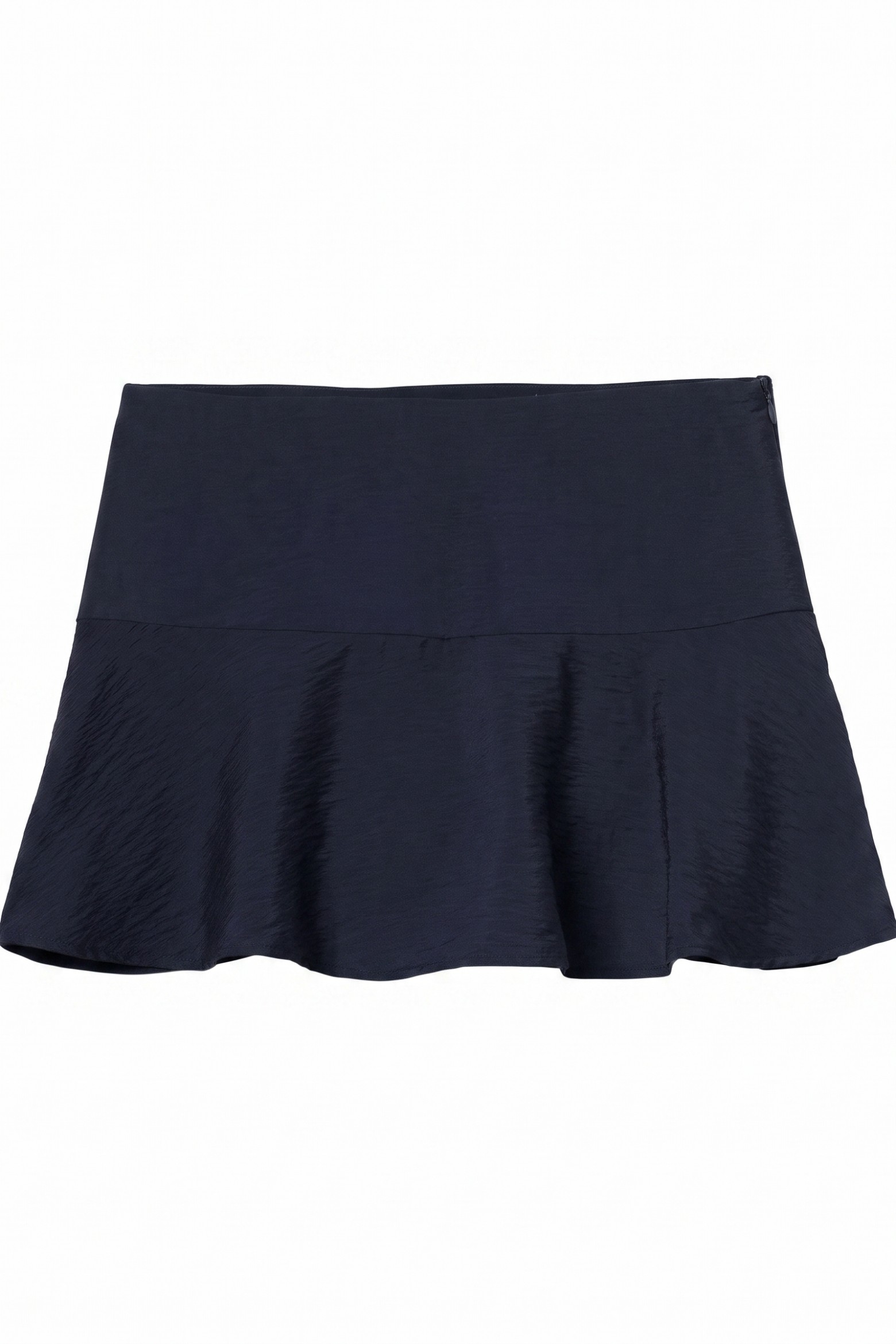 Shorts azul oscuro corte mini