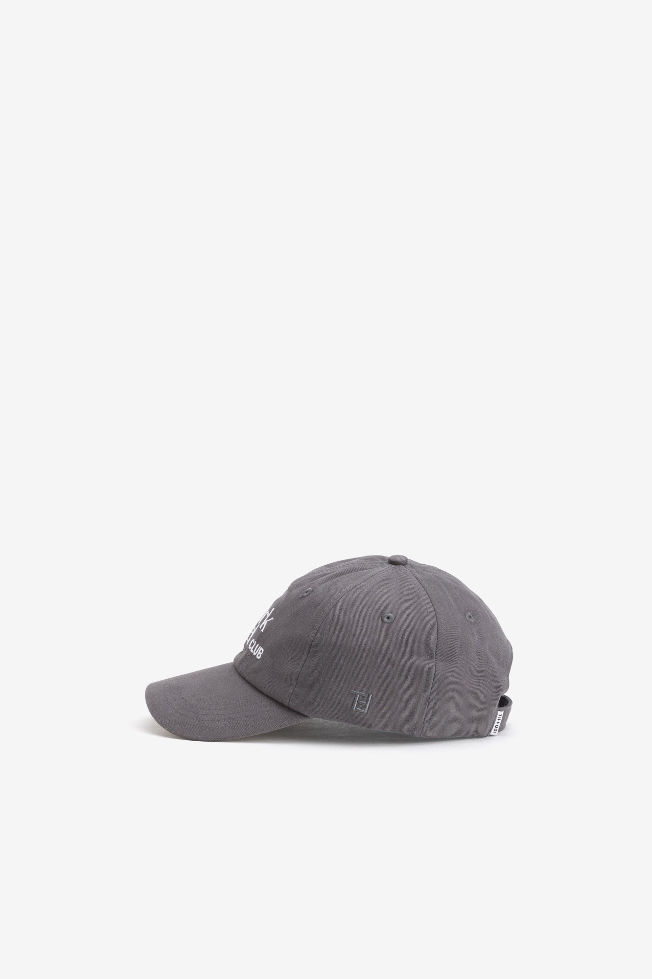 Chap�u cinza casual bordado