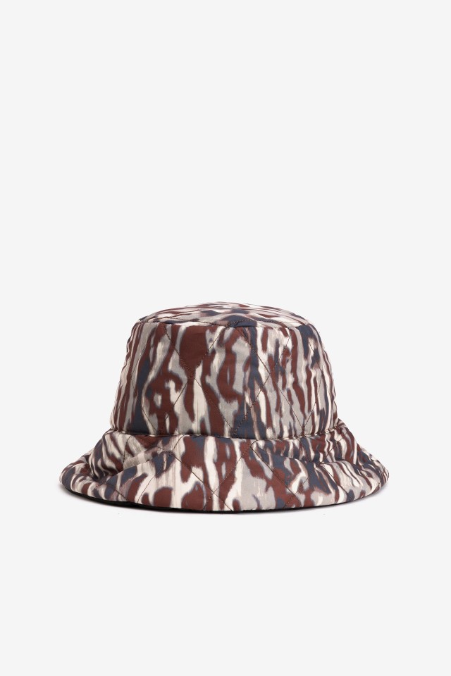 Brown Reversible Bucket Hat