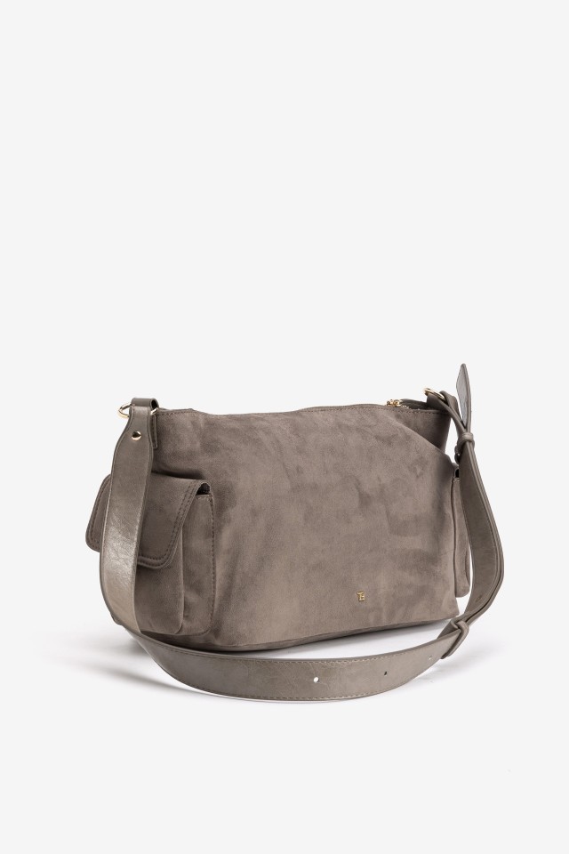 Bolso bandolera beige amplio Bolso bandolera beige amplio