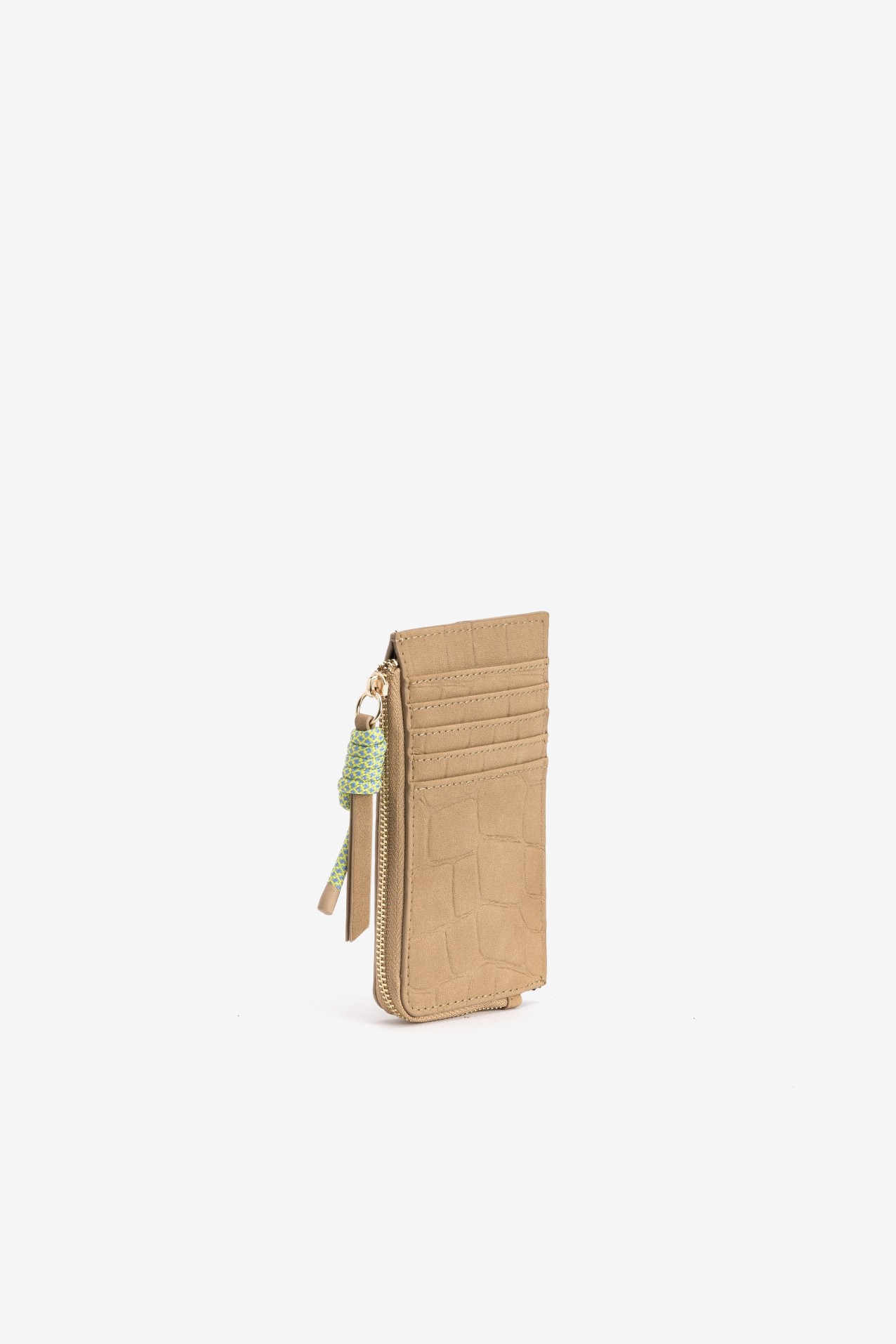 Crocodile Effect Brown Pouch