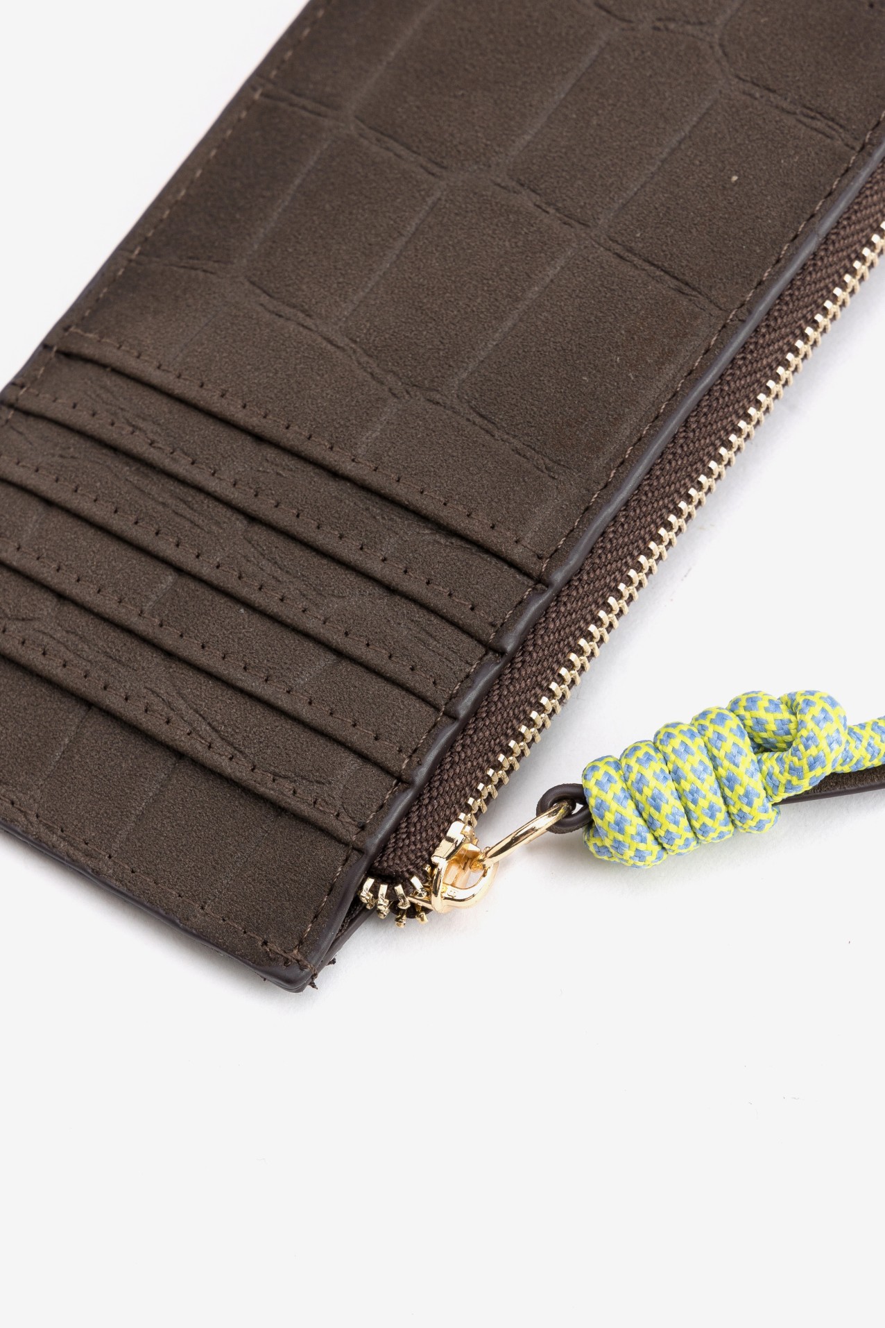 Chocolate Textured Coin Purse