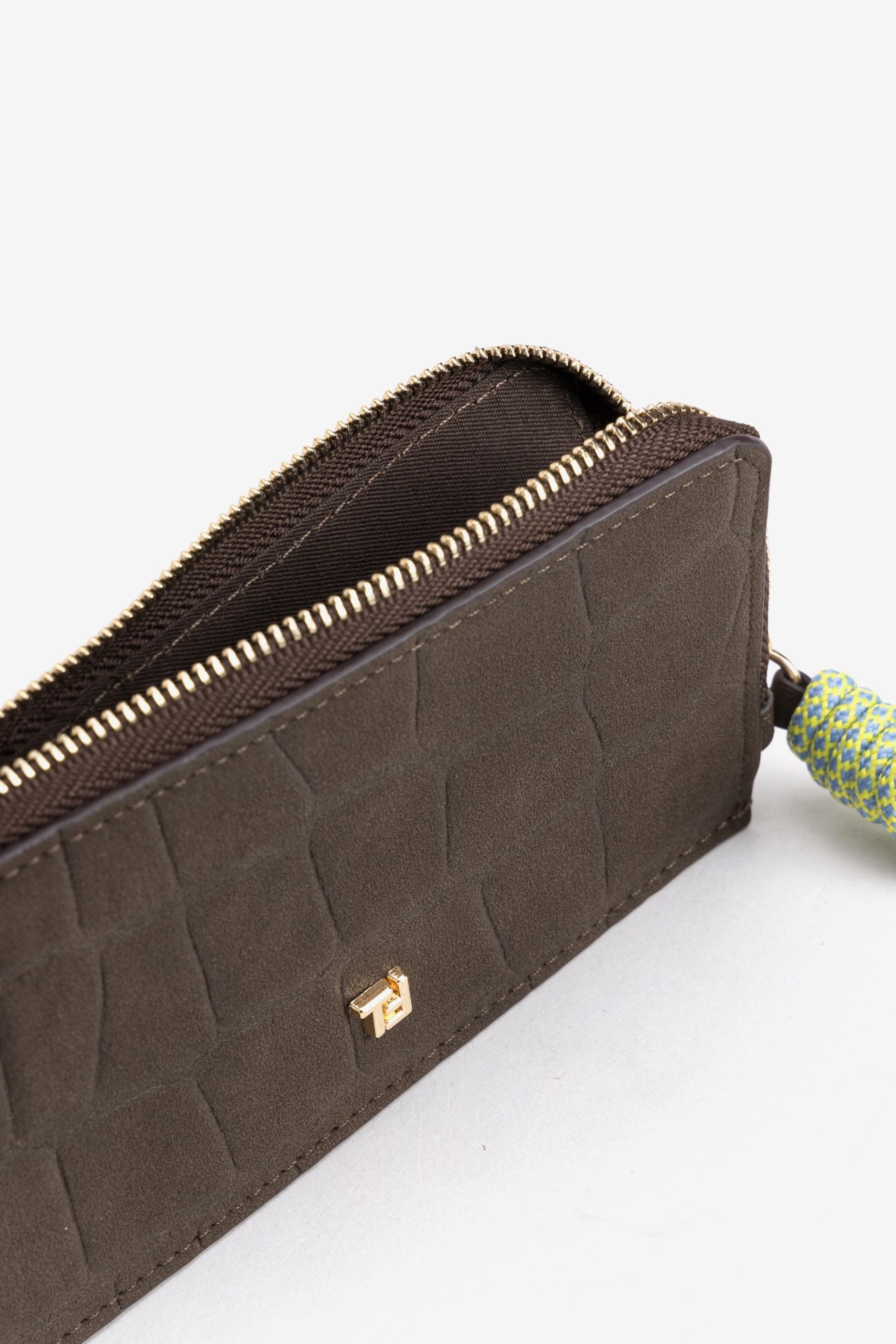 Chocolate Textured Coin Purse