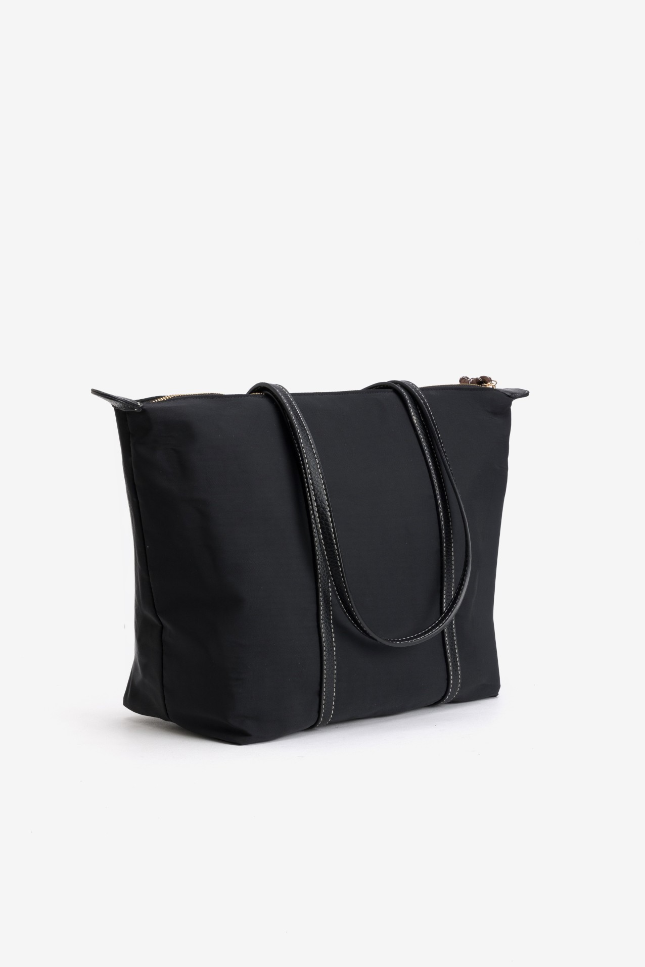 Mala shopper preto minimalista