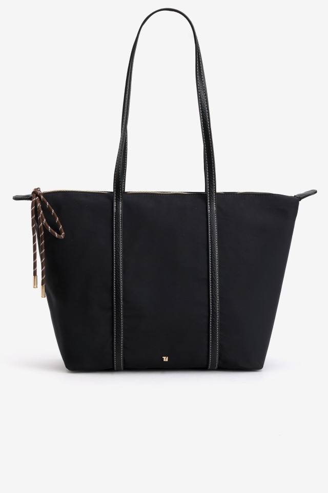 Black Oversize Shopper Bag