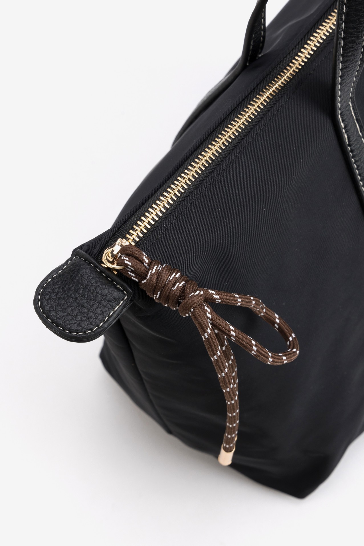 Mala shopper preto minimalista
