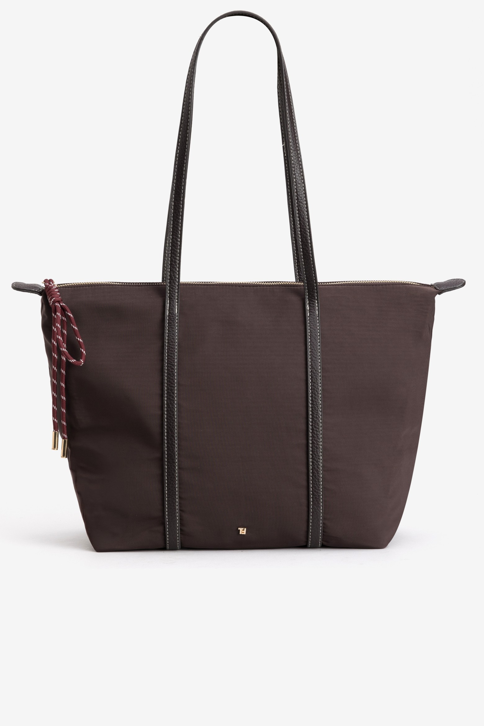 Brown Shopper Shoulder Bag