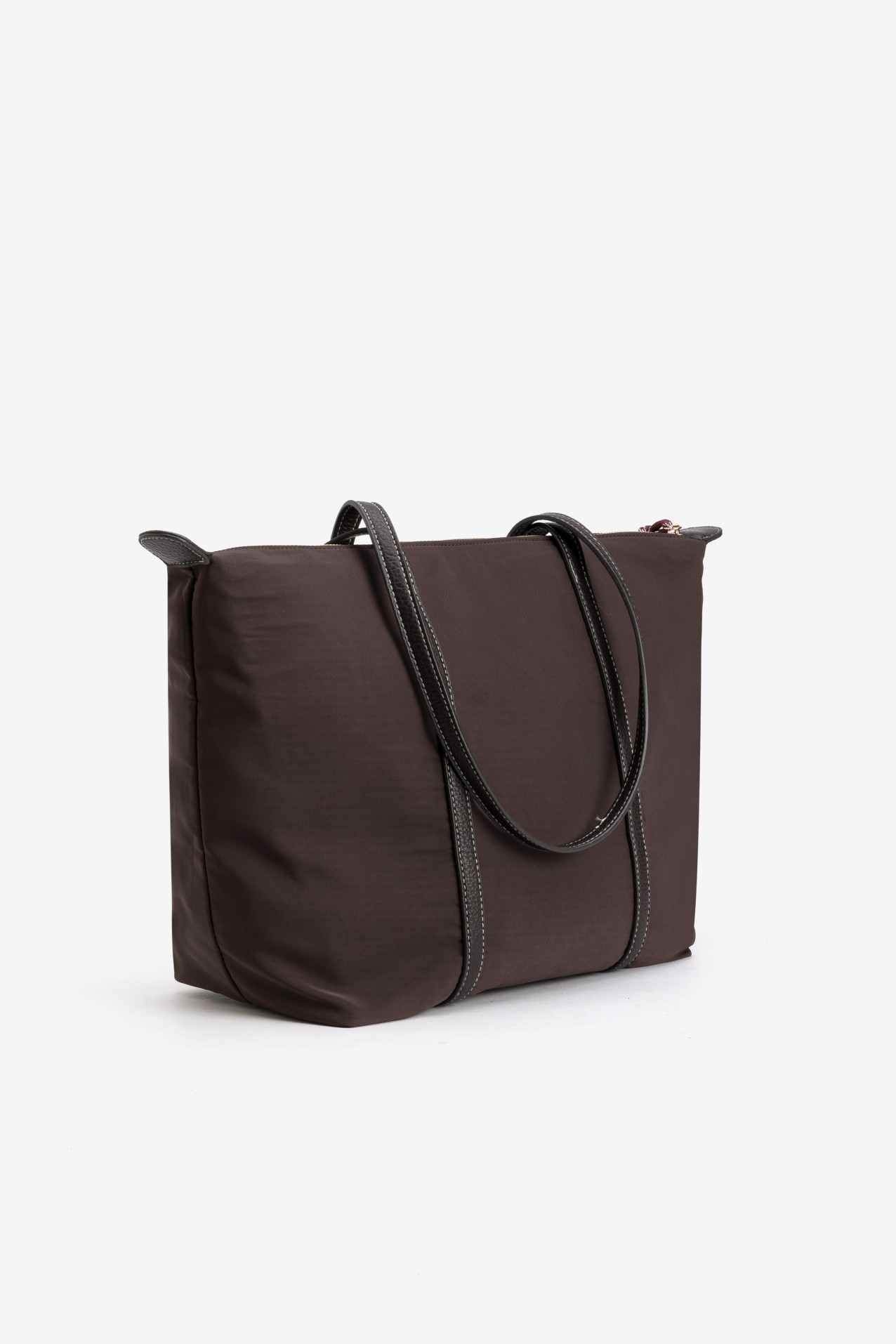 Brown Shopper Shoulder Bag