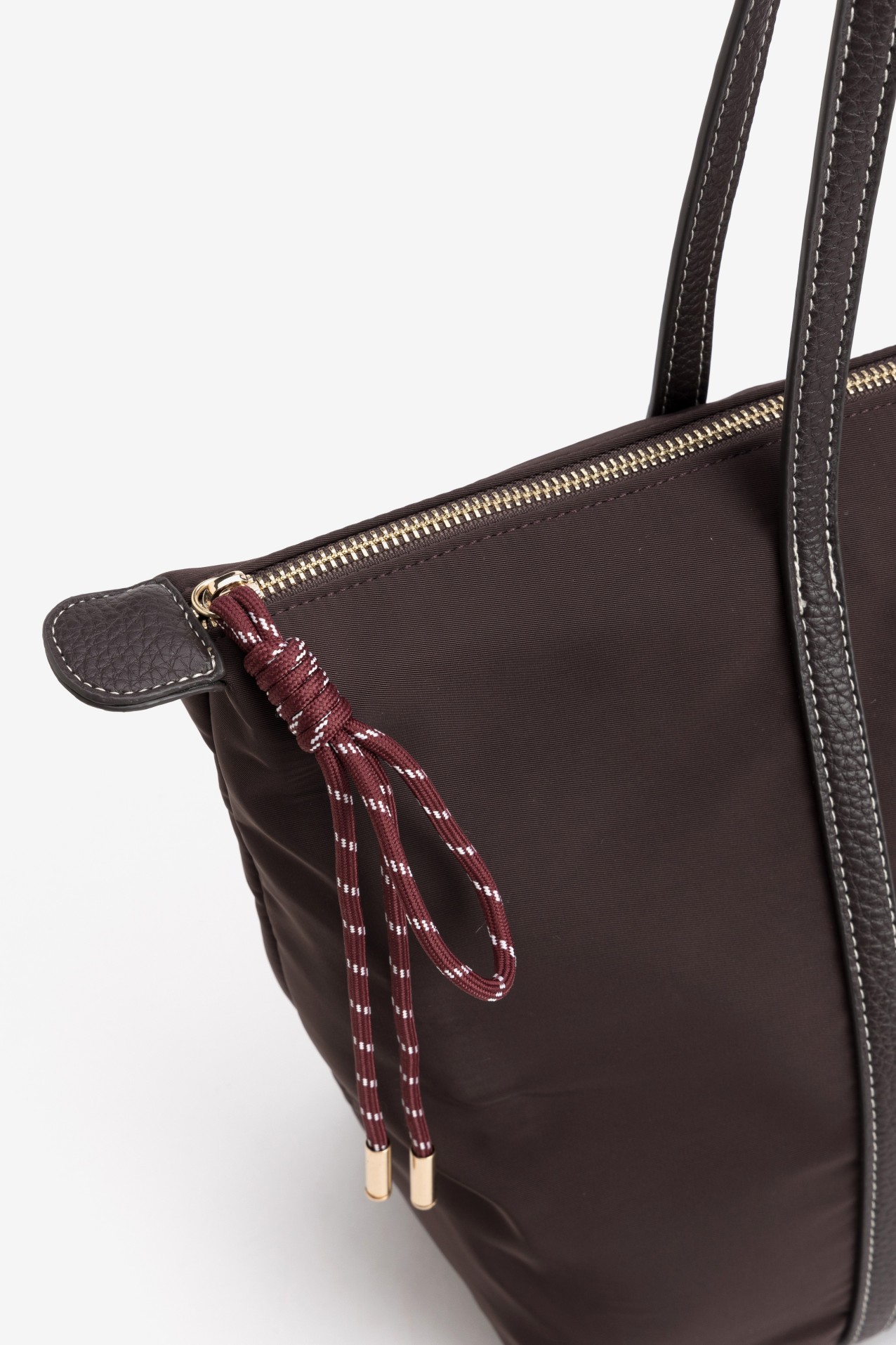 Brown Shopper Shoulder Bag