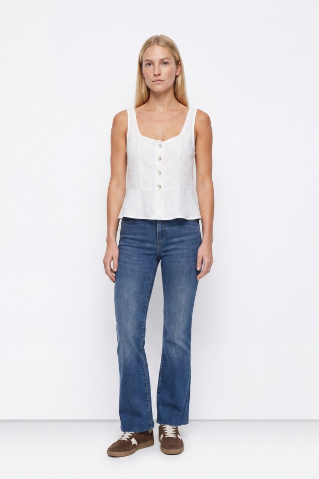 Dark Blue Straight Jeans