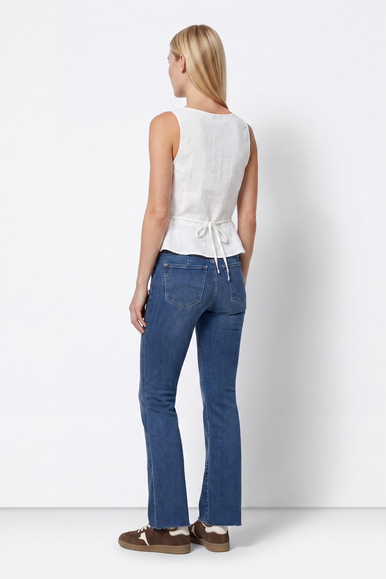 Dark Blue Straight Jeans