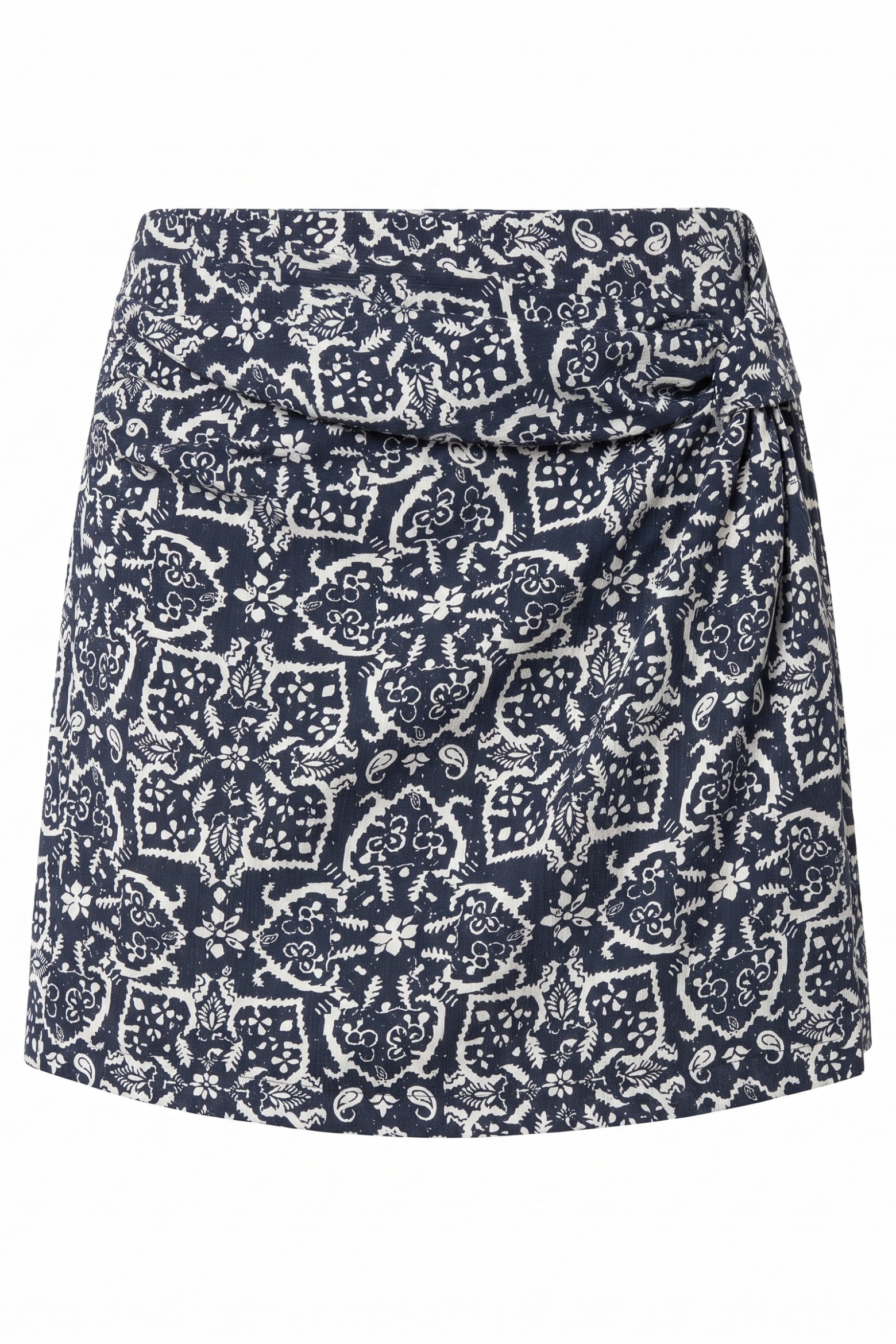 Shorts azul oscuro estampados