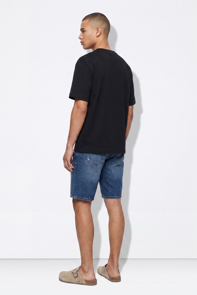 Dark Blue Casual Denim Shorts Dark Blue Casual Denim Shorts