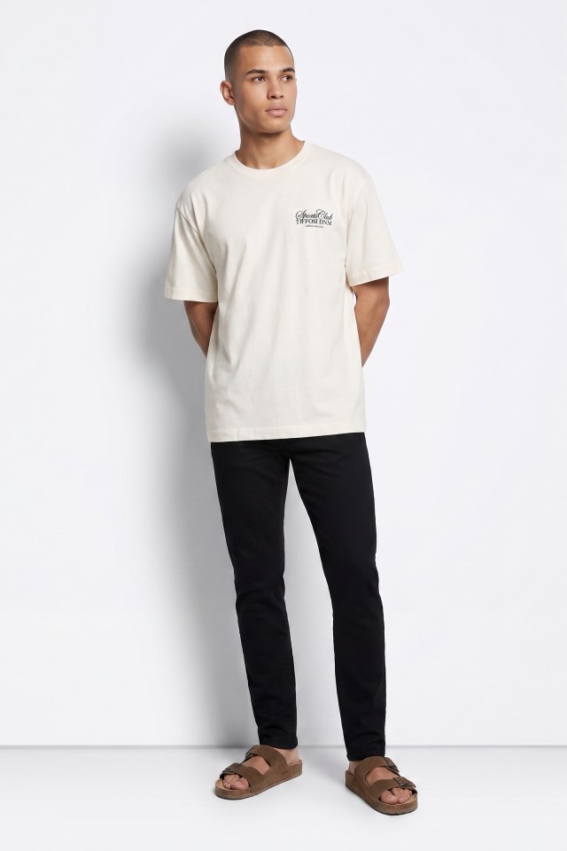Liam Slim Black Jeans