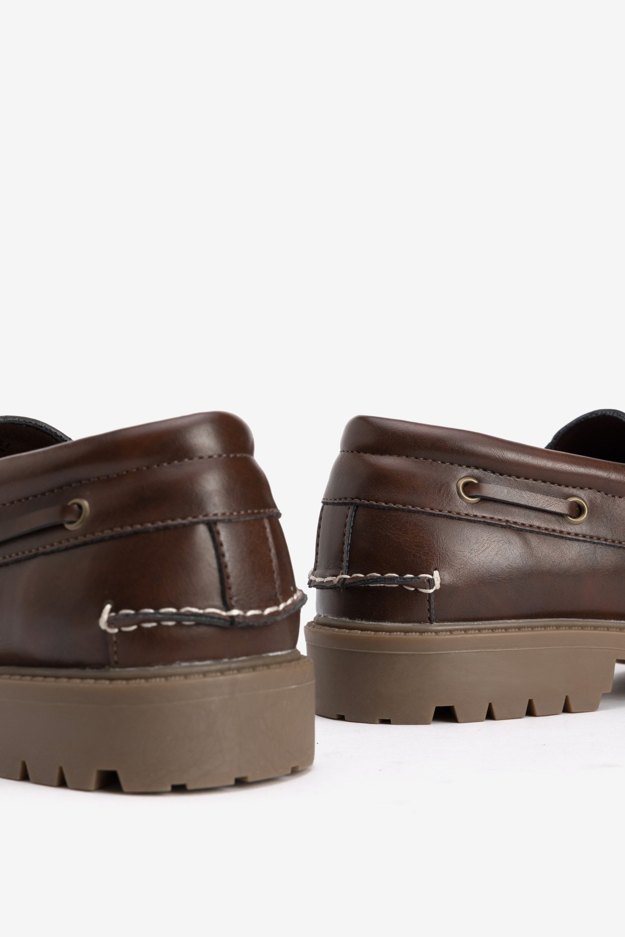 Brown Chunky Sole Shoes