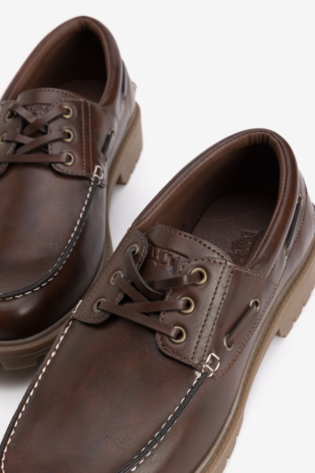 Brown Chunky Sole Shoes Brown Chunky Sole Shoes