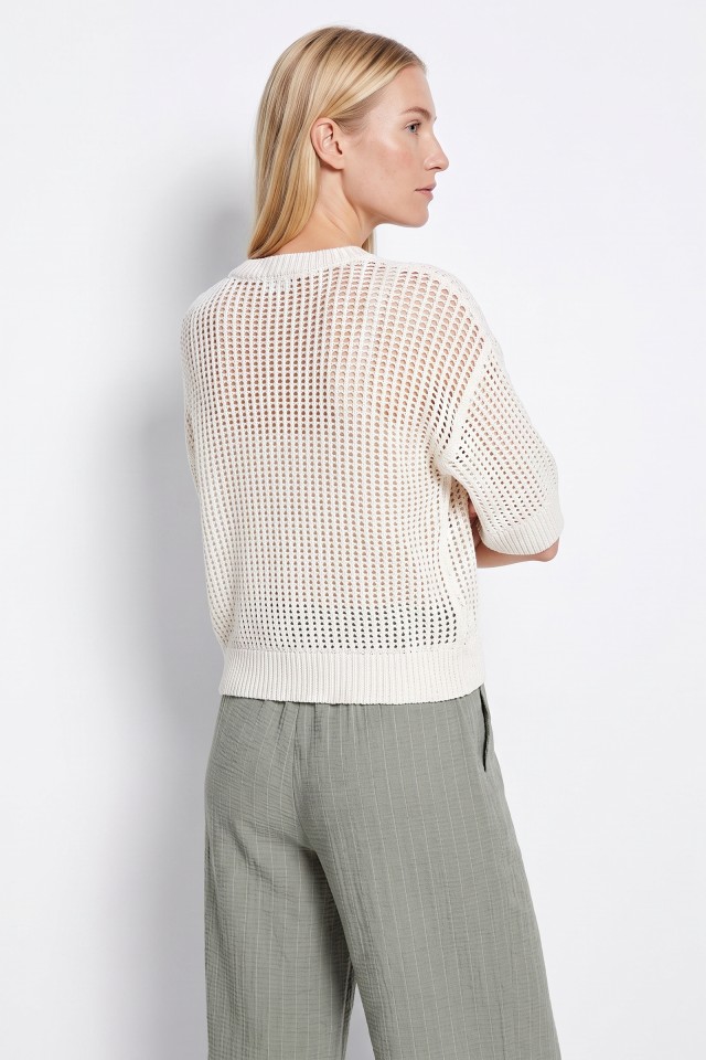Jersey oversize crudo manga corta Jersey oversize crudo manga corta