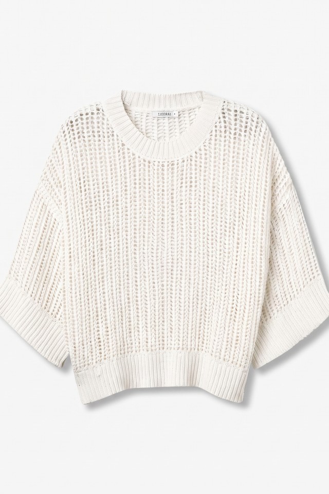 Jersey oversize crudo manga corta Jersey oversize crudo manga corta