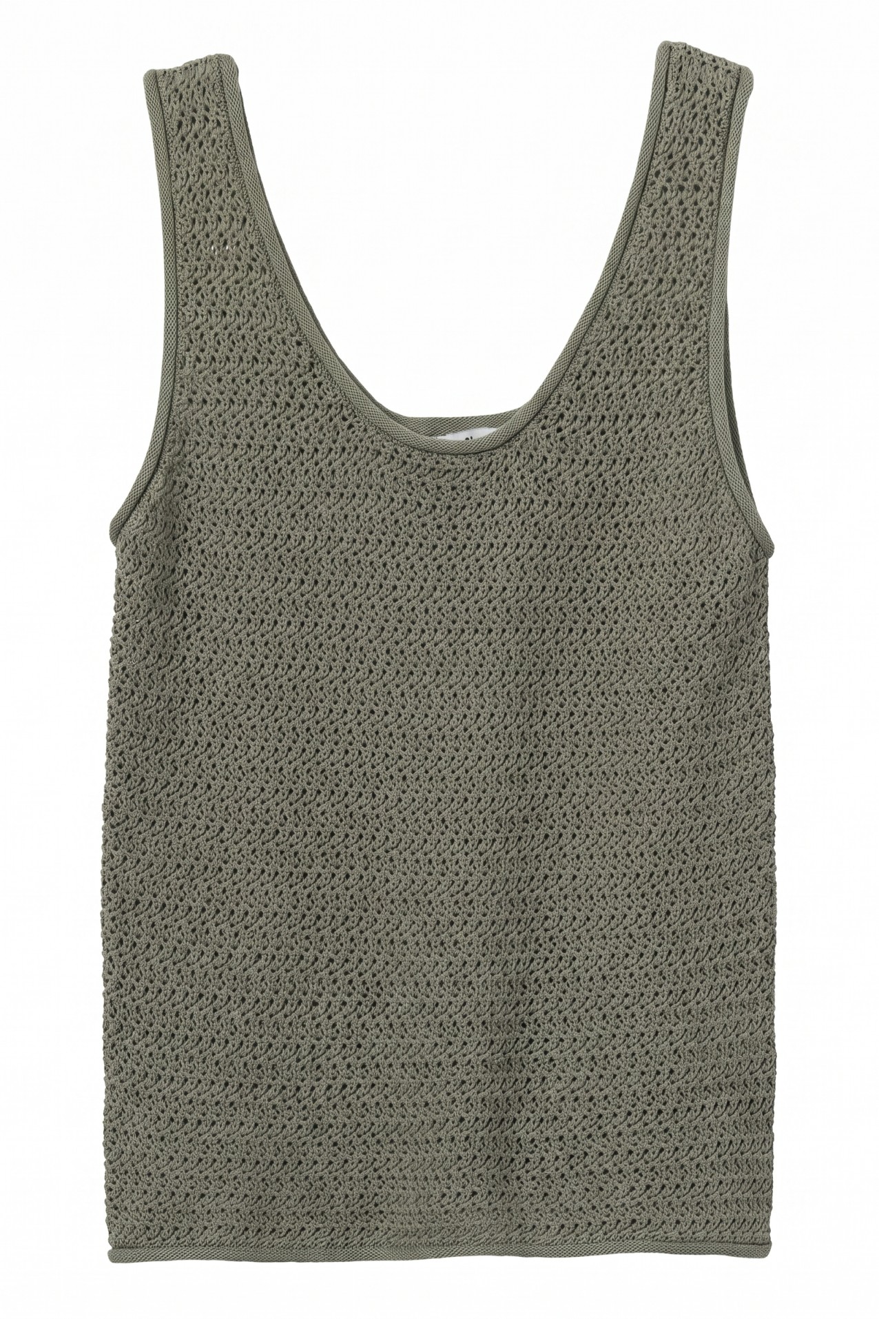 Green Sleeveless Crochet Top