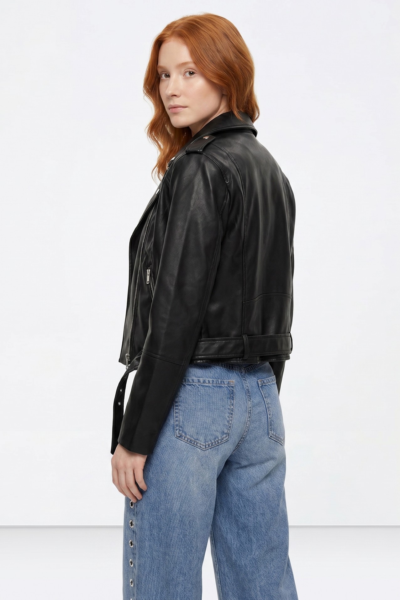 Black Biker Jacket