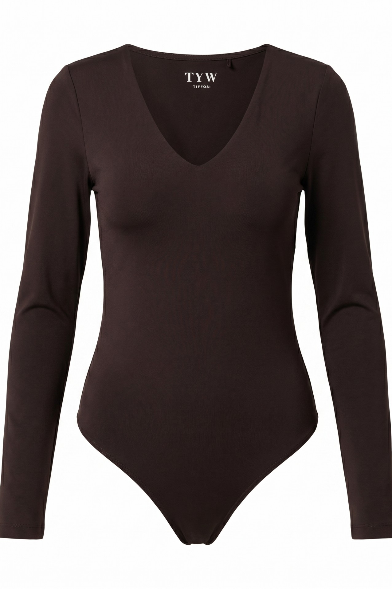 T-shirt justa castanho escuro