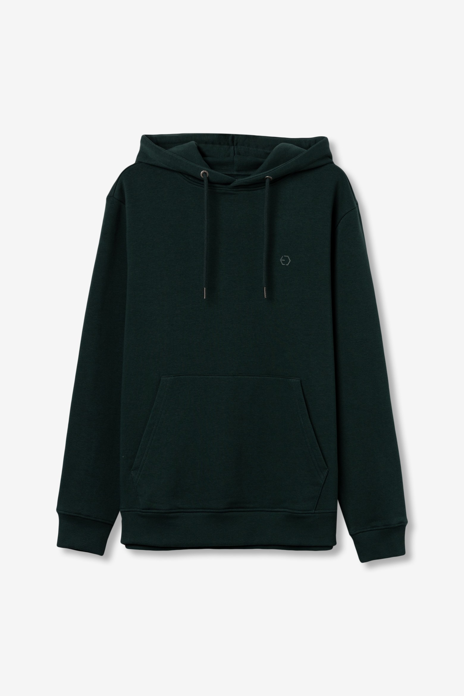 Hoodie oversize verde escuro