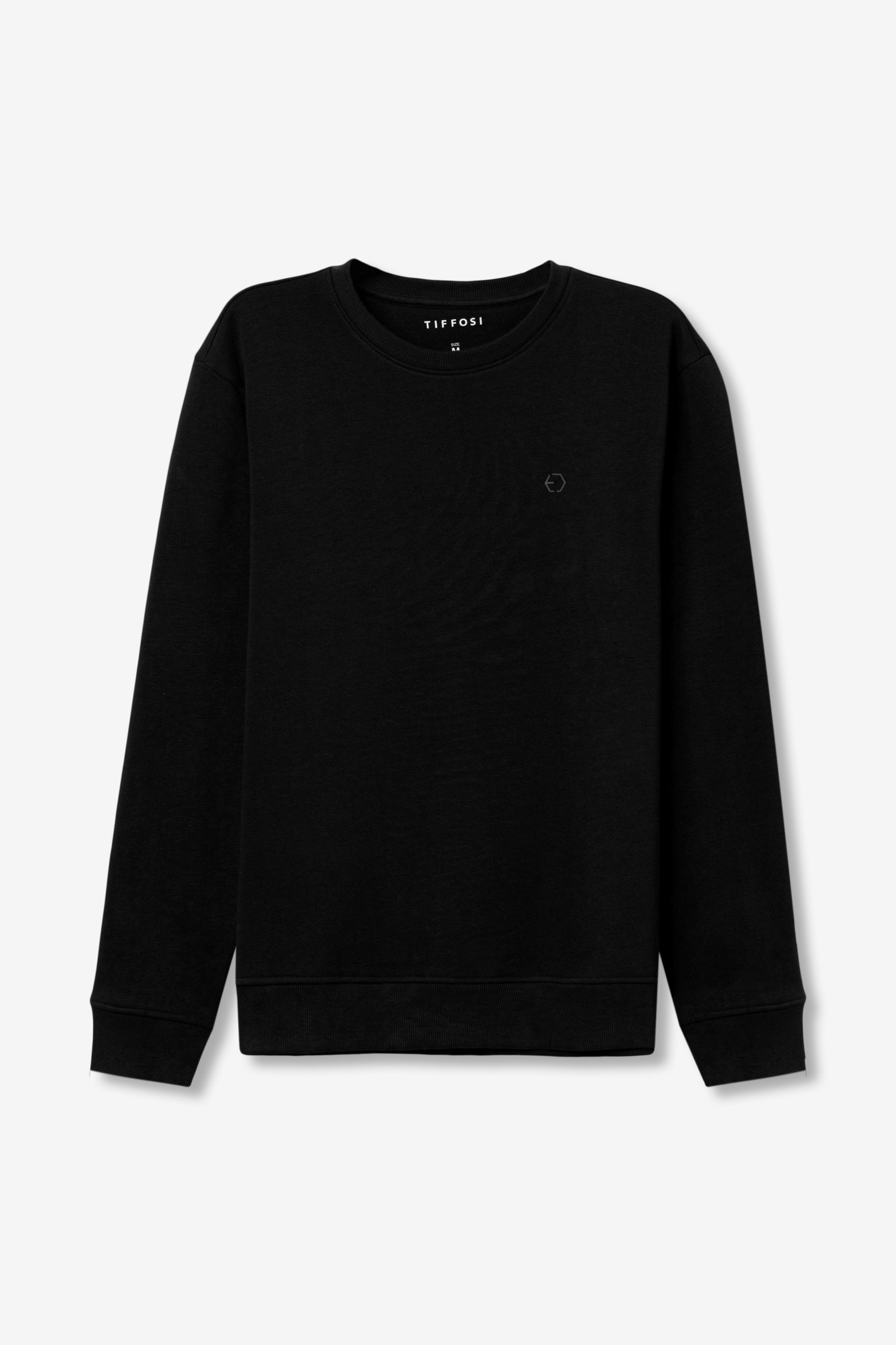 Sudadera negra básica
