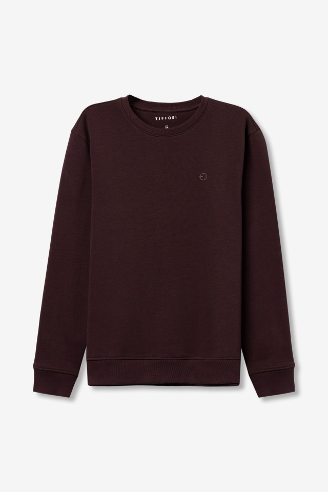 Brown Crew Neck Sweatshirt