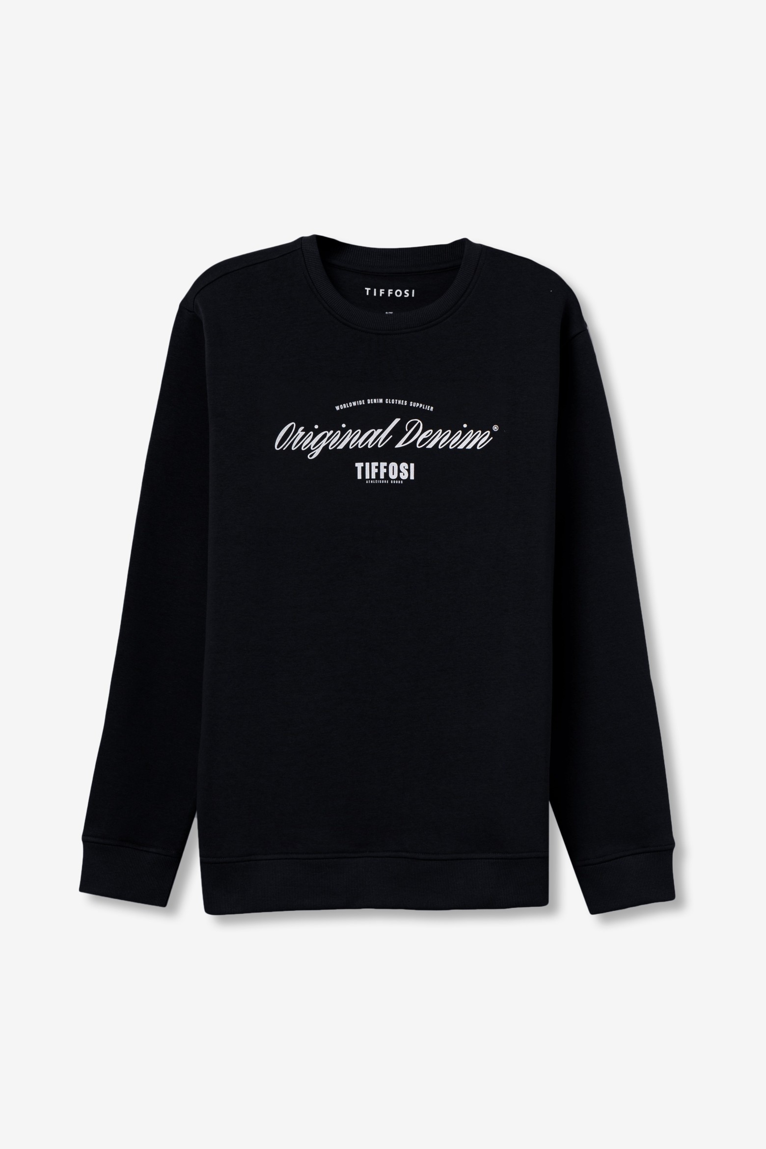 Black Printed Sweatshirt