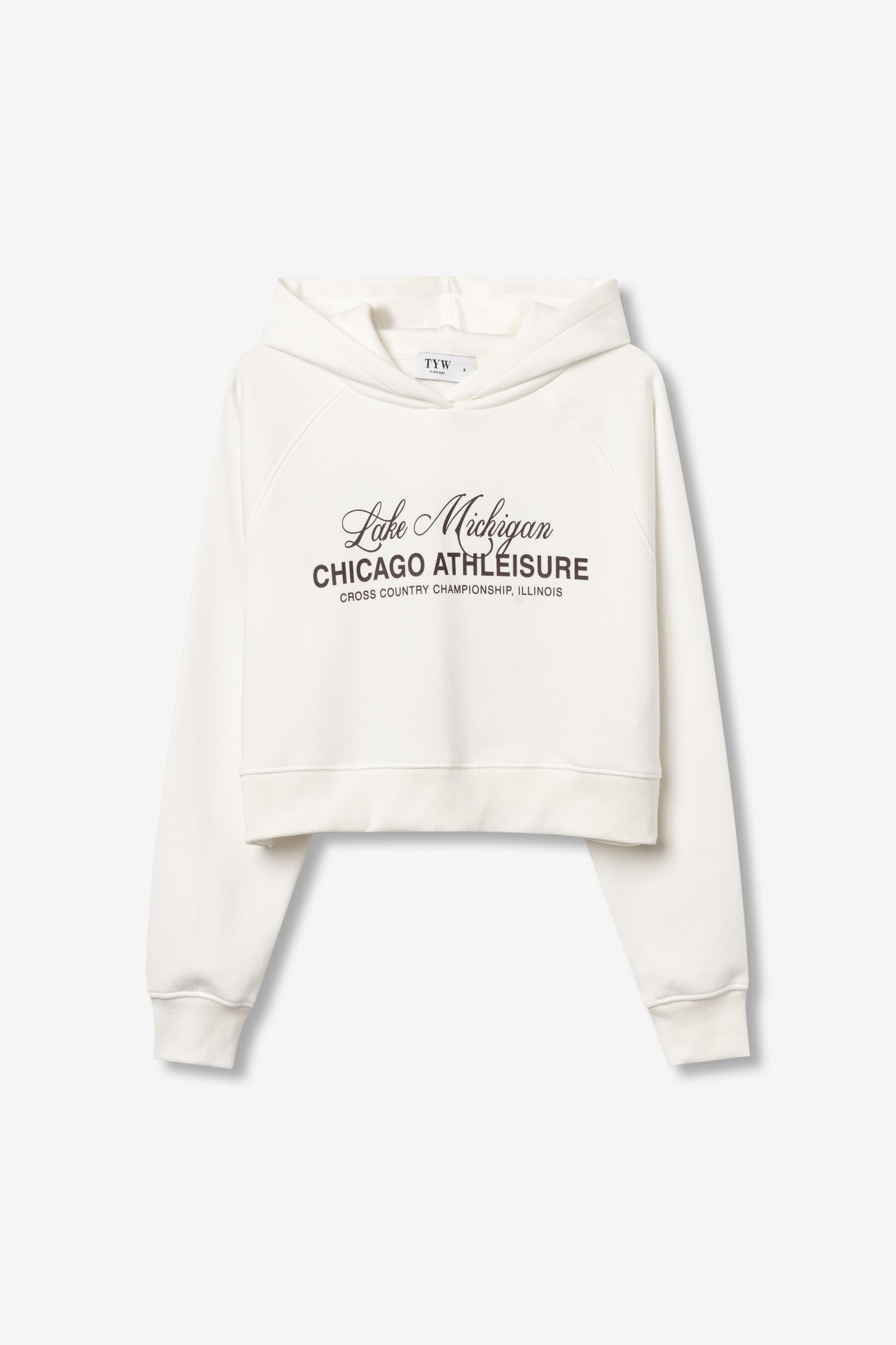 Hoodie crop cru casual