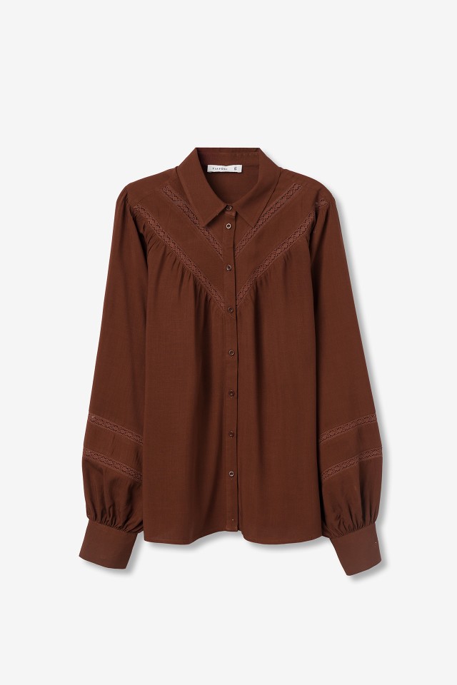 Brown Long Sleeve Shirt