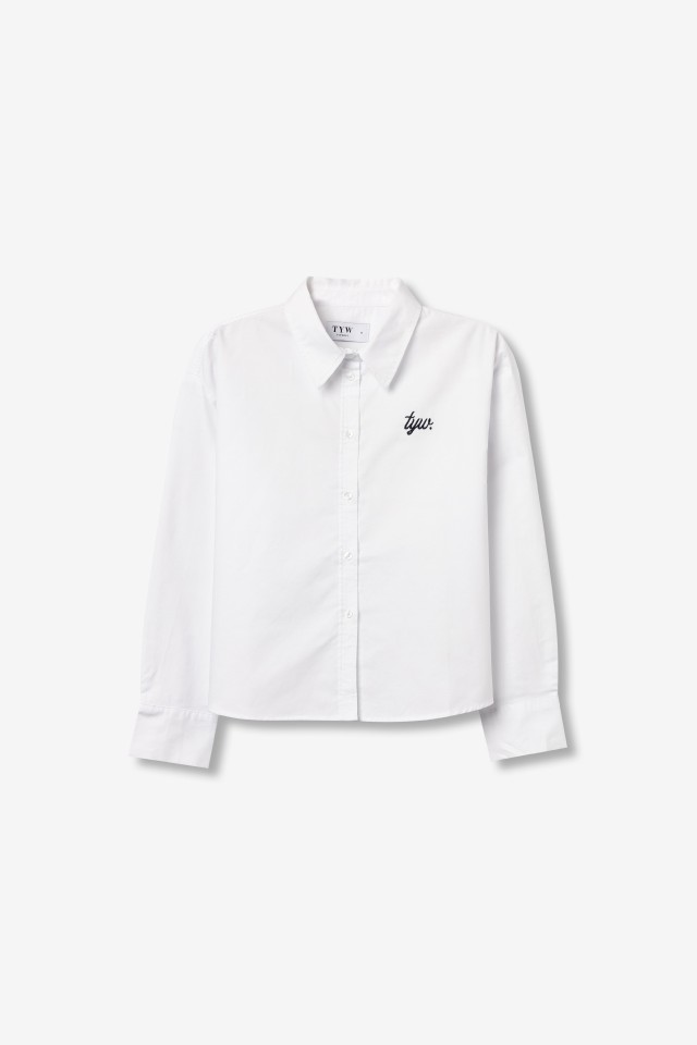 Camisa branca manga comprida