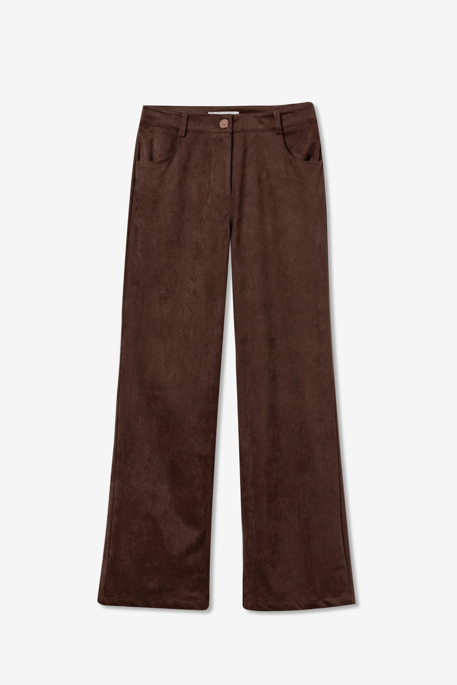 Straight Brown Trousers
