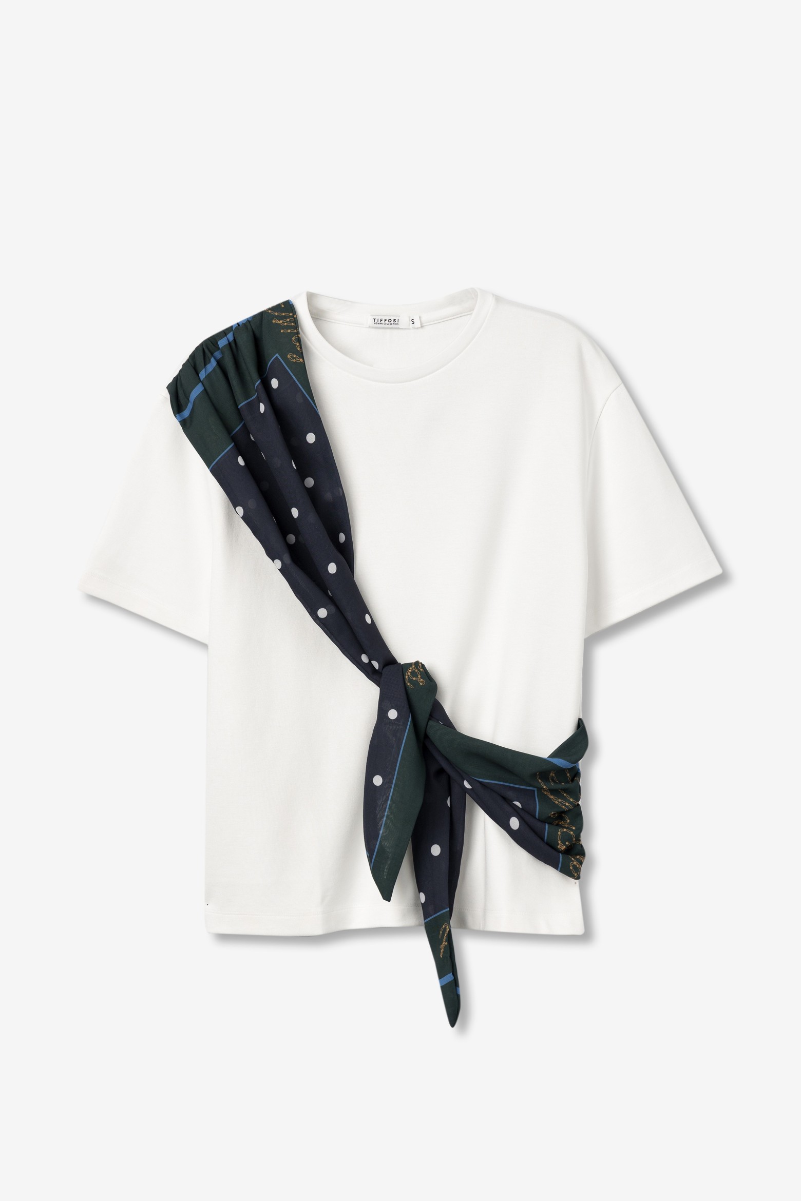 T-shirt cru manga curta