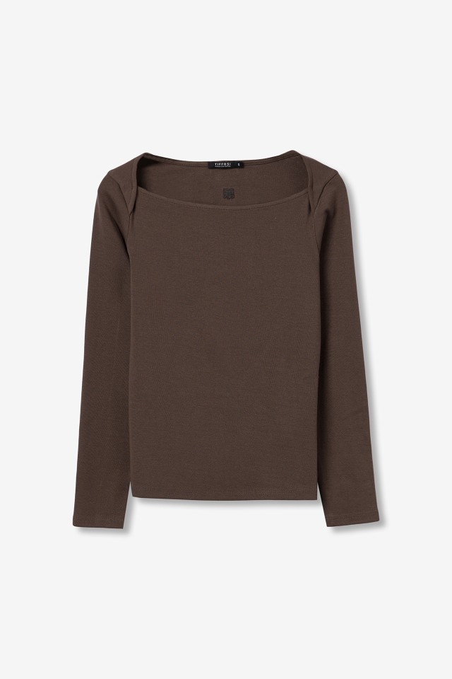 Brown Long Sleeve T-shirt