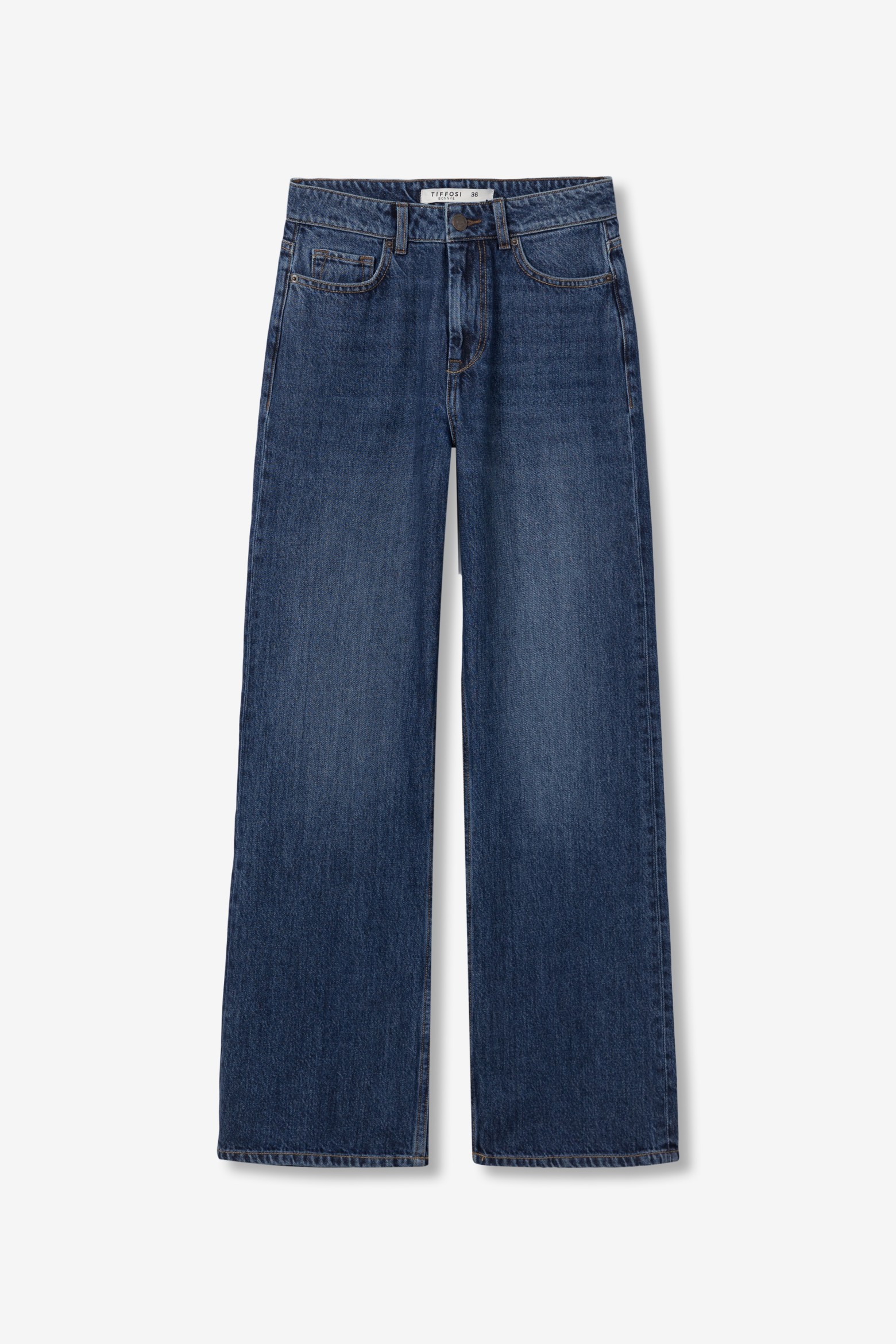Jeans largos azul escuro