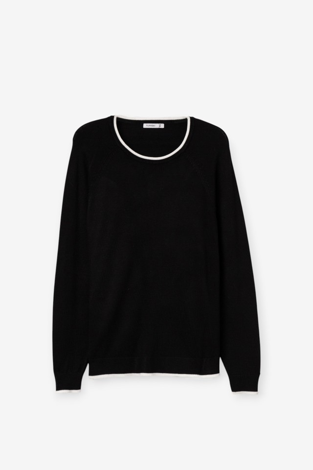 Black Crewneck Sweater
