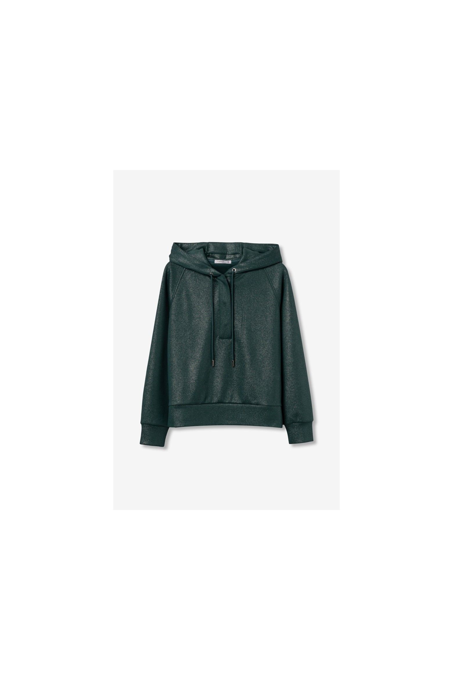 Sudadera casual verde oscuro