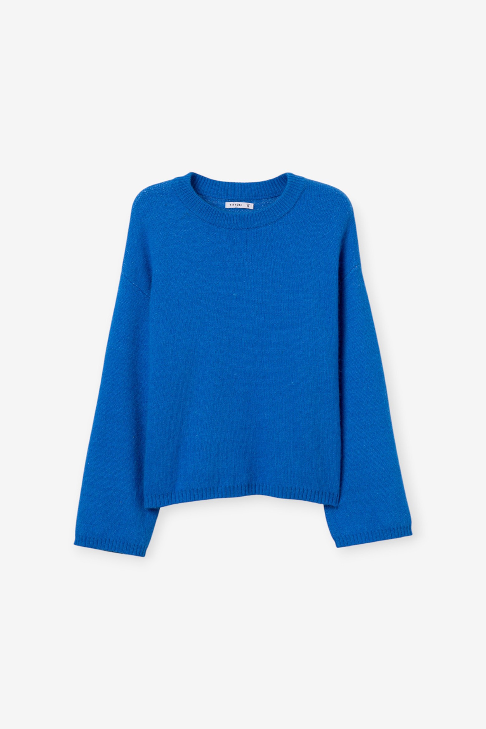 Vibrant Blue Loose Sweater