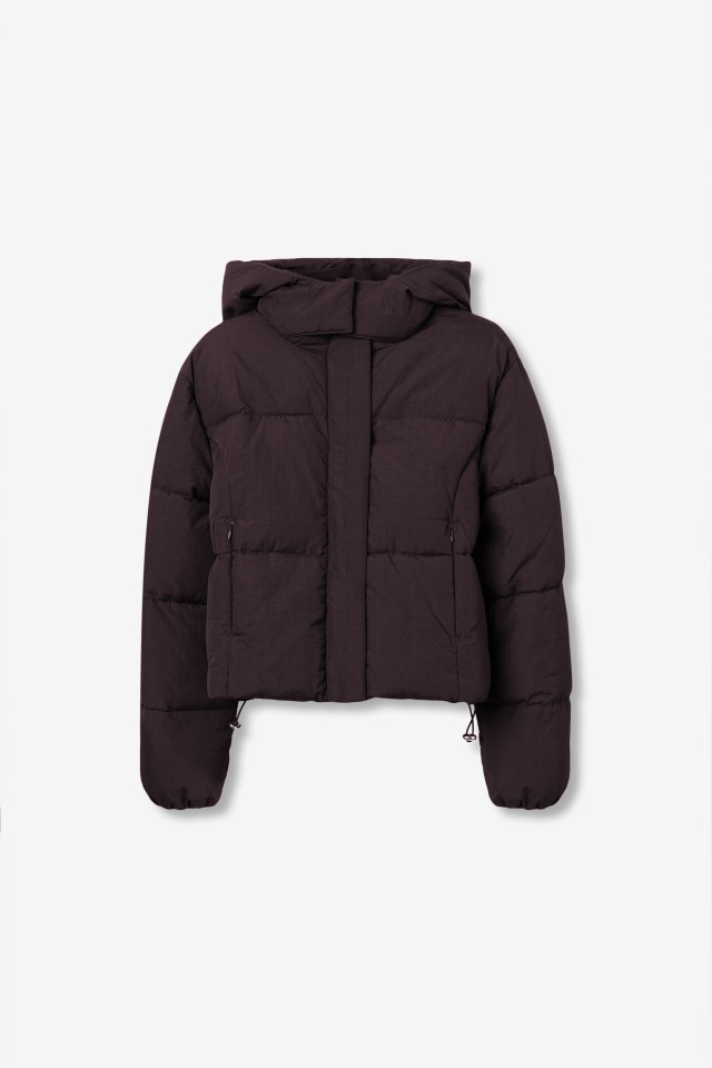 Dark Brown Puffer Jacket