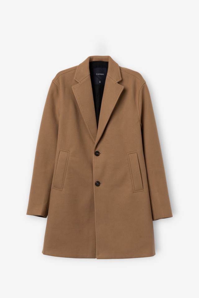 Beige Longline Coat