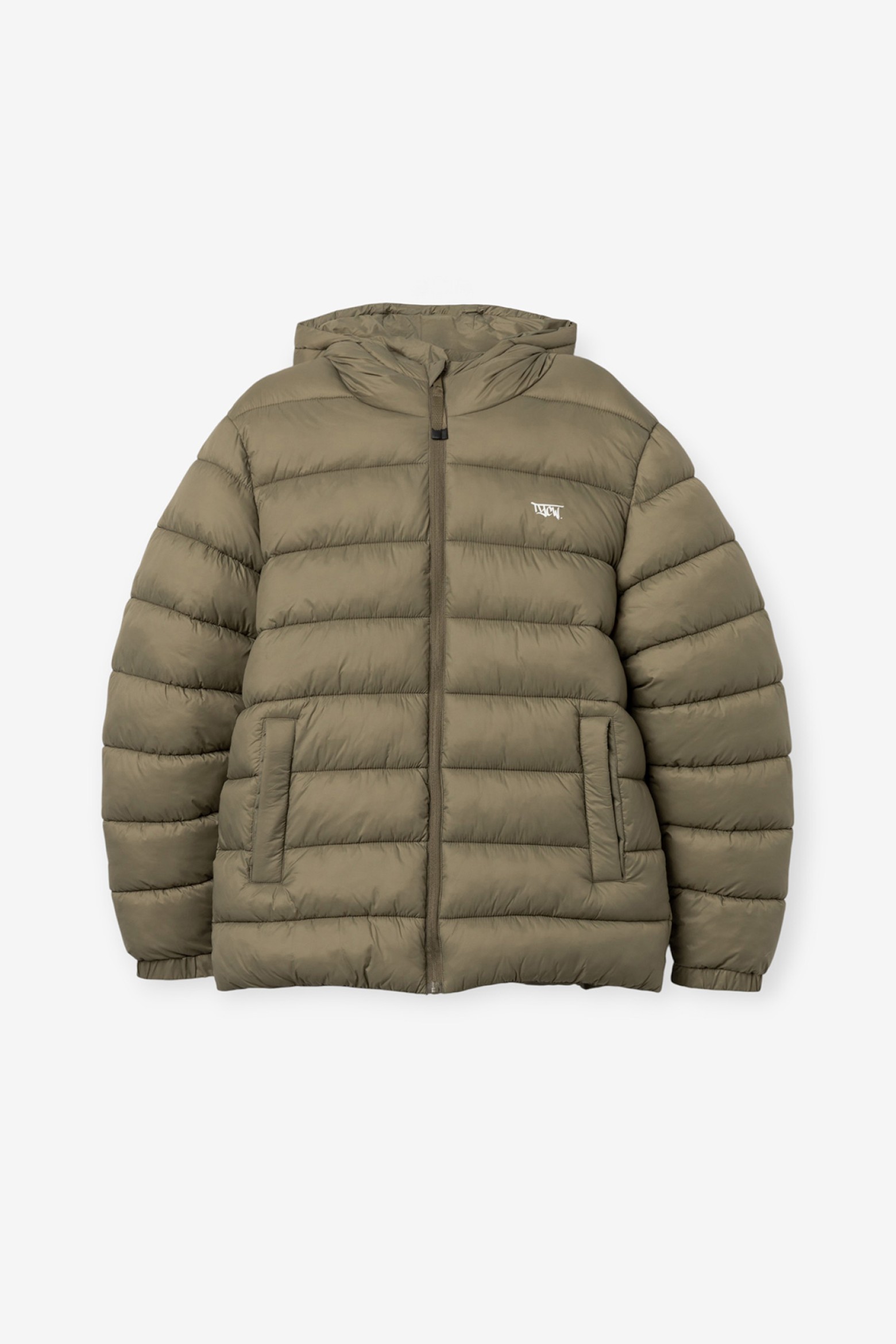 Chaqueta acolchada beige