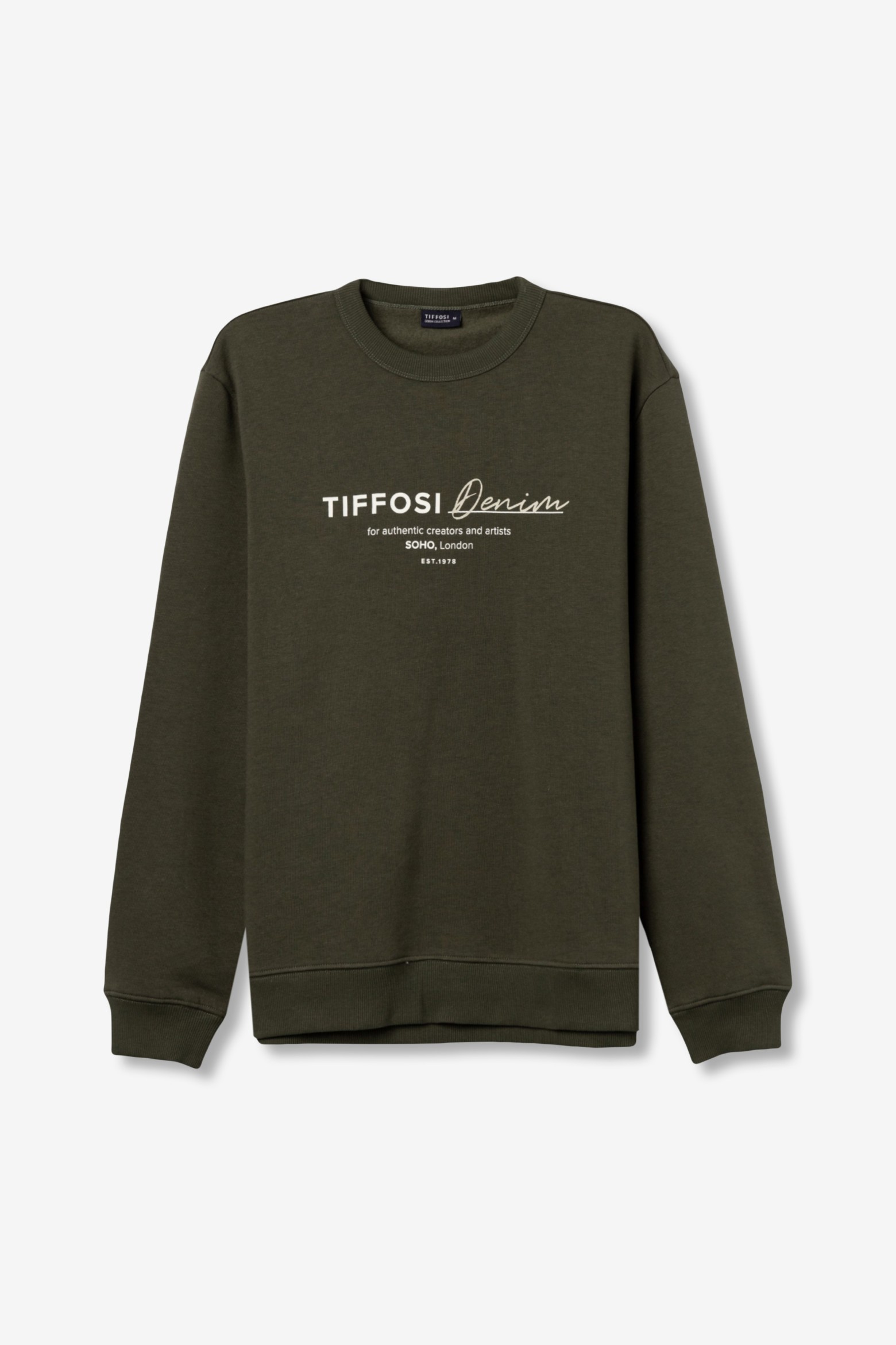 Sweatshirt verde com print