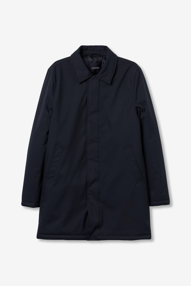 Long Navy Blue Coat
